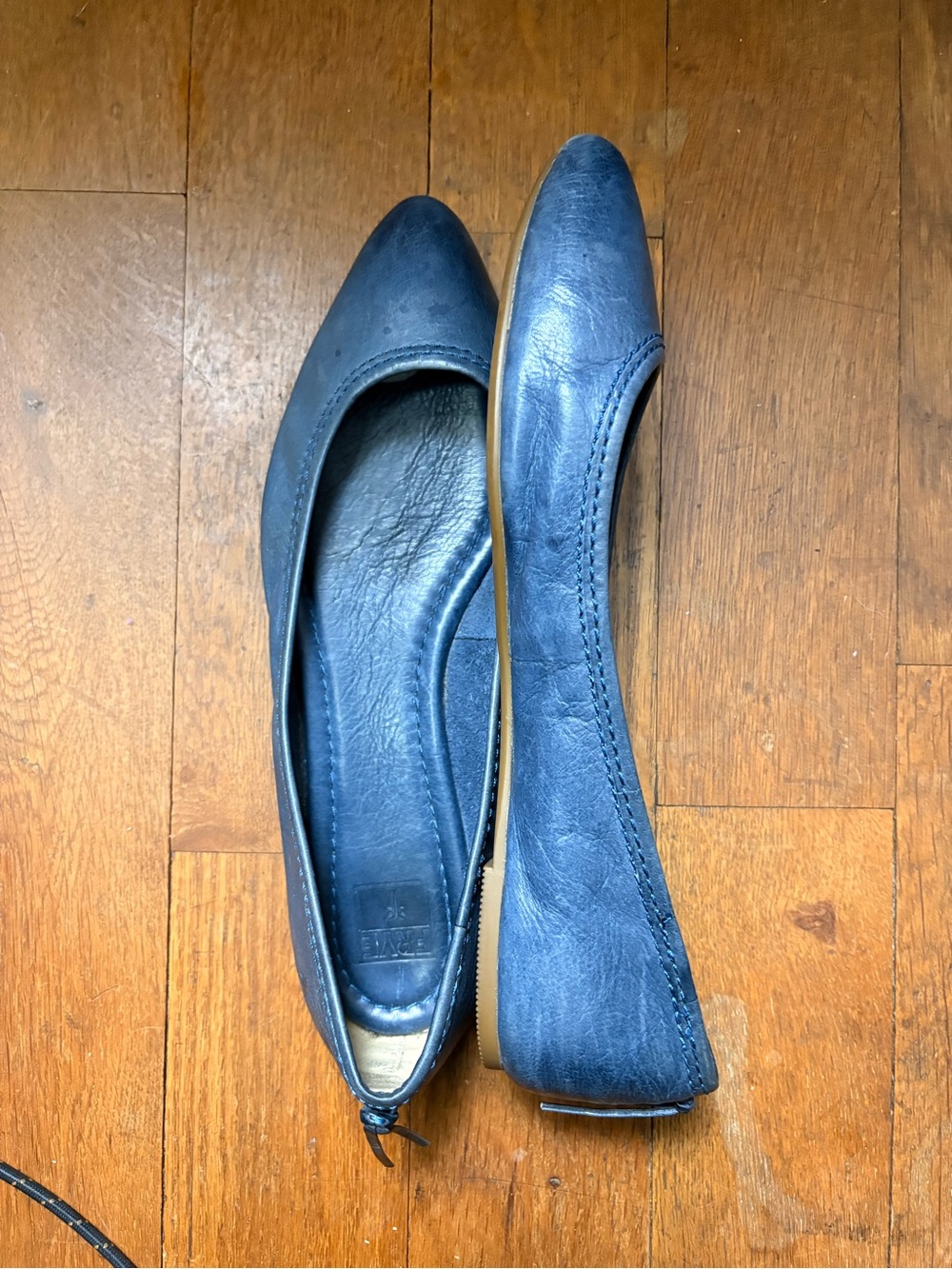 Frye “Regina” Leather Ballet Flats - Women's Comfort Slip-Ons 9.5